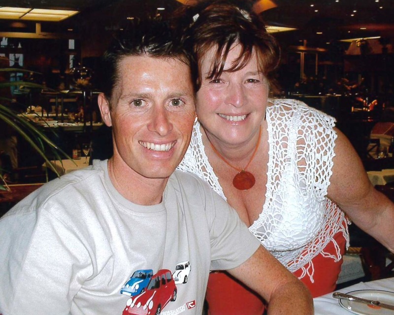 Daniel Banks and his mum Valerie