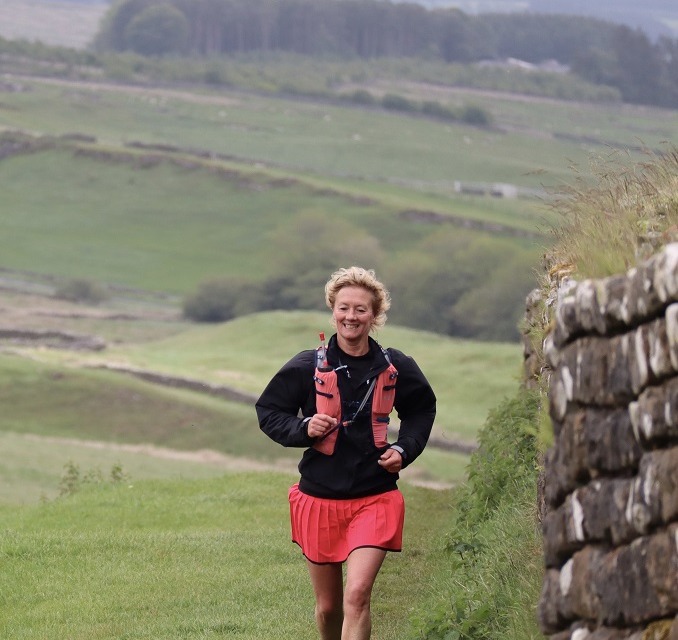 Helen Lynch has run 85 miles along Hadrian’s Wall to raise funds for St-Catherine’s Hospice