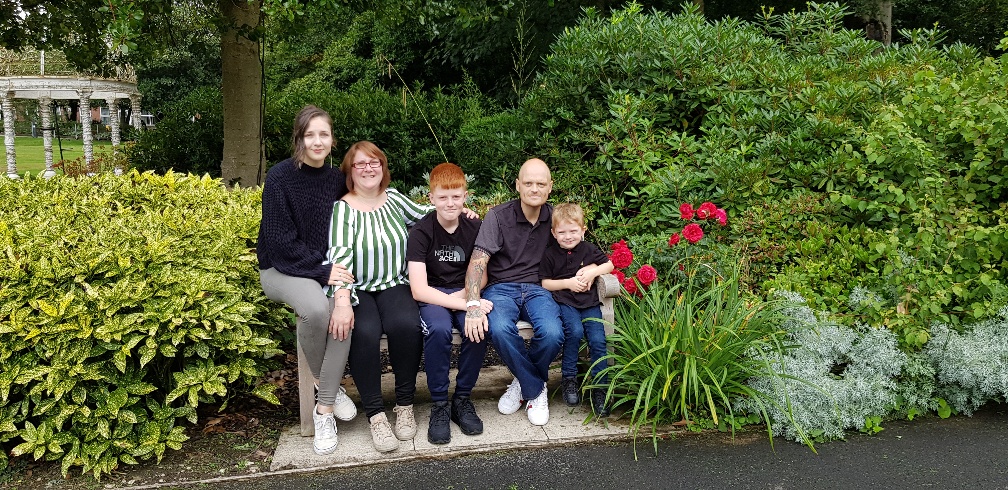 Photograph of Martin Smythies with family