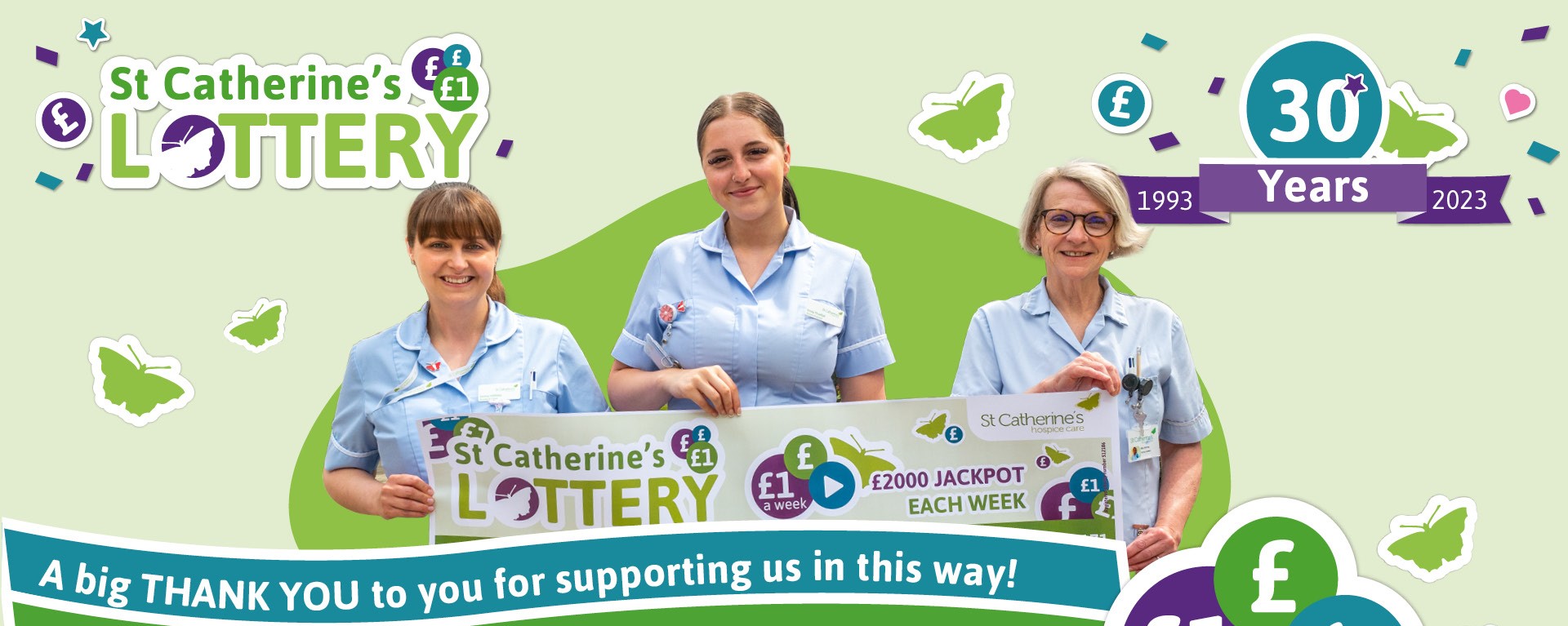 Our hospice, funded by your children's charity Lottery membership